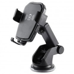 Wireless Charger Universal Gravity Long Neck Windshield and Dashboard Car Mount Holder (Black) Wireless Charger Universal Gravity Long Neck Windshield and Dashboard Car Mount Holder (Black)